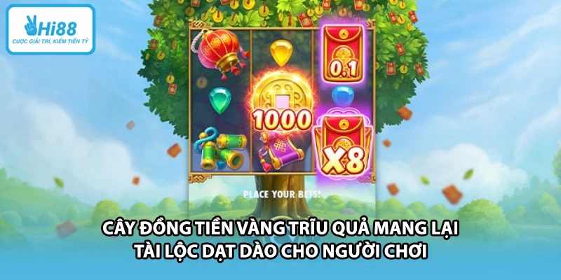 Cây Đồng Tiền Vàng trĩu quả mang lại tài lộc dạt dào cho người chơi