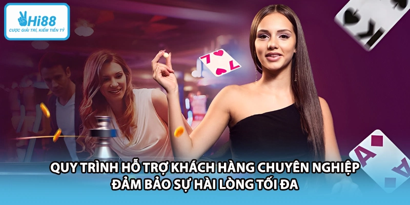 Quy trình hỗ trợ khách hàng chuyên nghiệp đảm bảo sự hài lòng tối đa